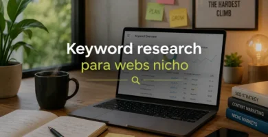 Keyword research para webs nicho